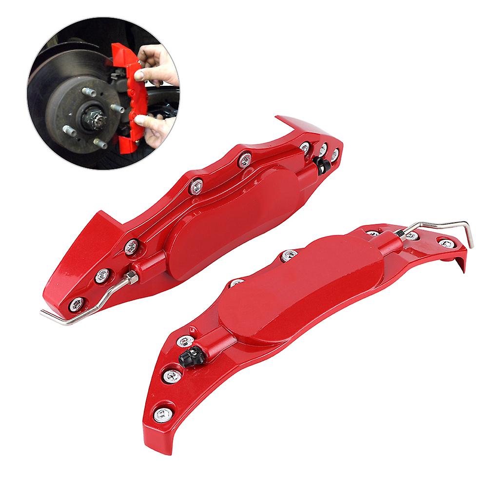 2pcs Car Universal Disc Brake Caliper Fake Covers Left andamp; Right Accessories Refit(l )