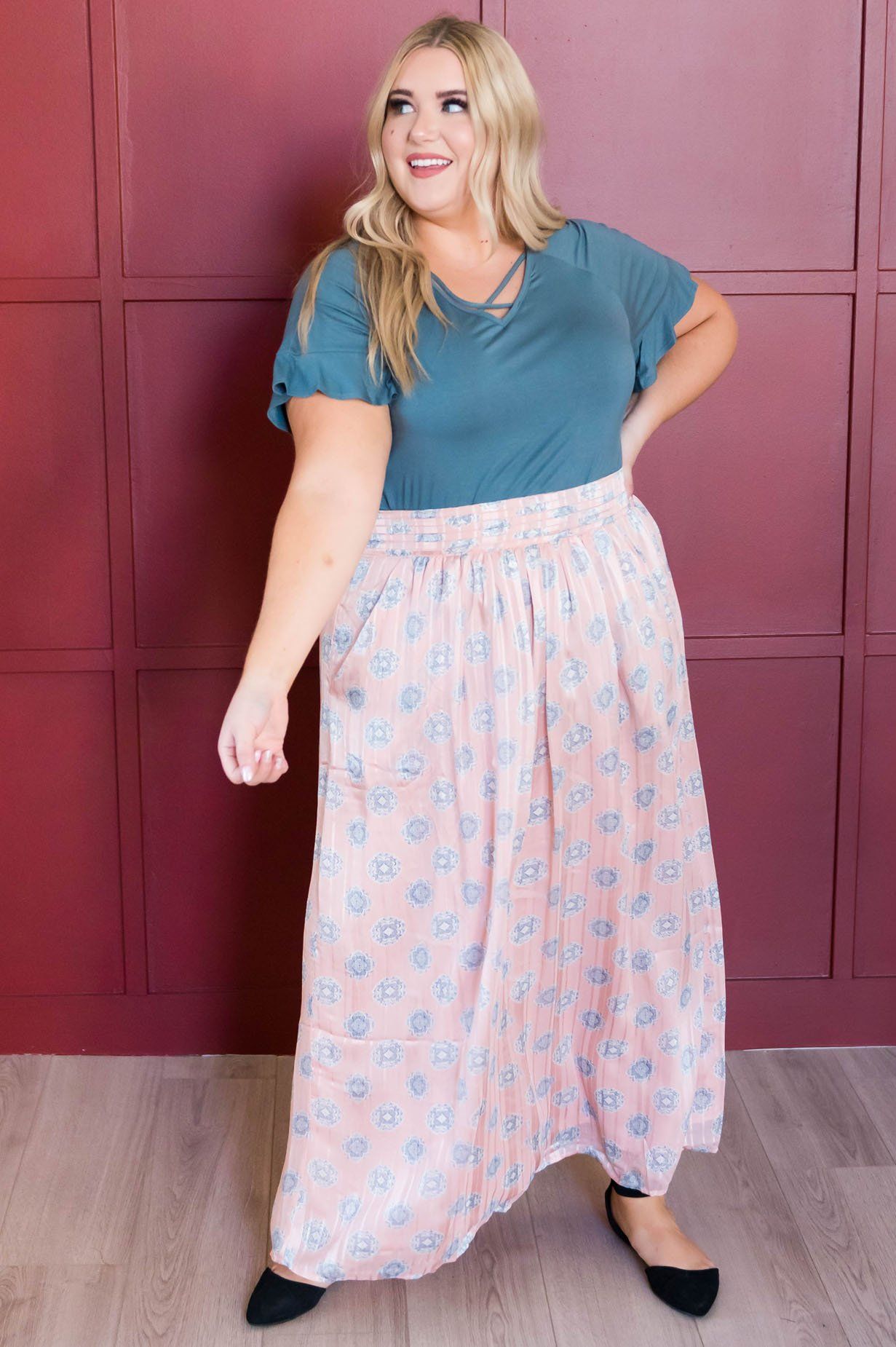 Always Loving Medallion Maxi Skirt