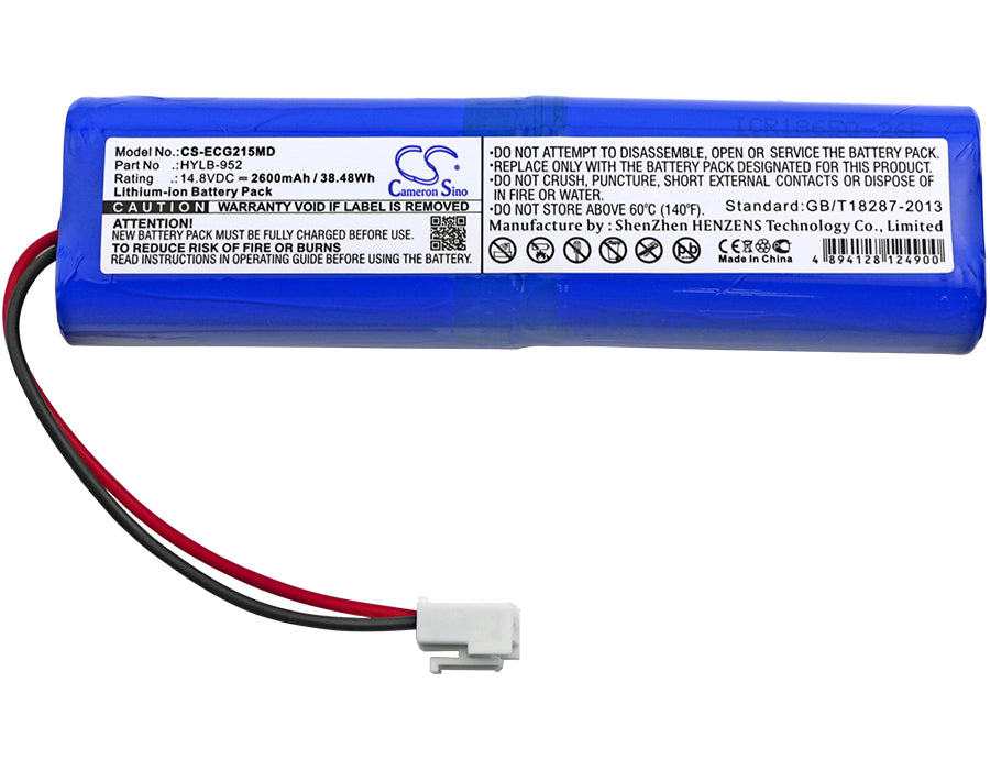 Biocare ECG1215 Medical Replacement Battery BatteryClerkcom Medical