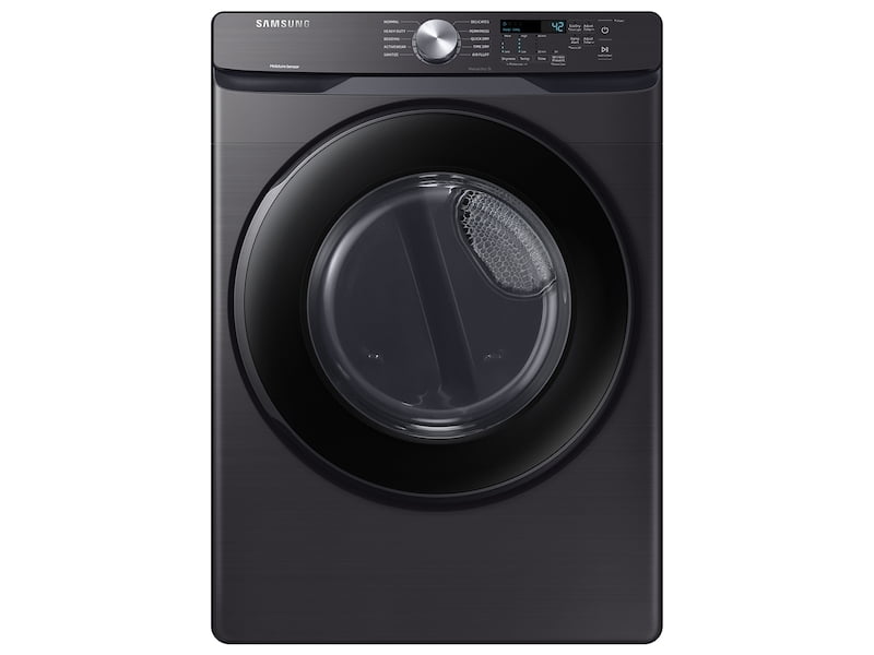 Samsung DVE45T6000V 7.5 Cu. Ft. Electric Dryer With Sensor Dry In Black Stainless Steel