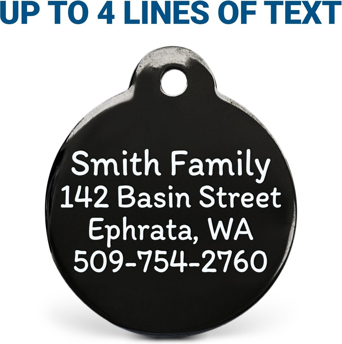 GoTags Oh Shit! I'm Lost Bone Personalized Dog ID Tag