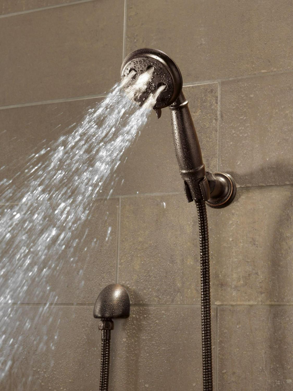 Delta Traditional Hand Shower Package Includes Hand Shower， Holder， and Hose， Available in Various Colors