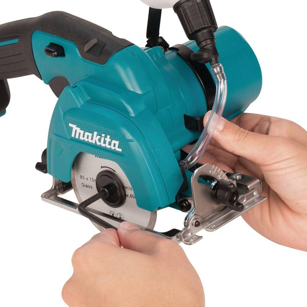 Makita 12 Volt Max CXT Lithium-Ion Cordless 3-3/8 in. Tile/Glass Saw (Tool Only) CC02Z from Makita