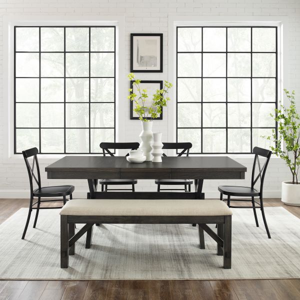 Hayden 6Pc Dining Set W/Camille Chairs