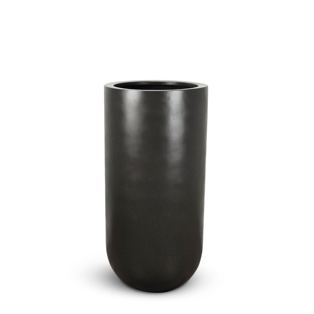 Round Bottom Planter in White Matte Finish 36\