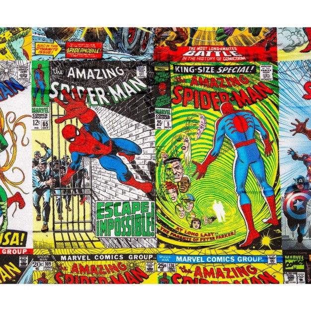 Surreal Entertainment Marvel Spider man 60th Anniversary Special Edition Blue Throw Blanket