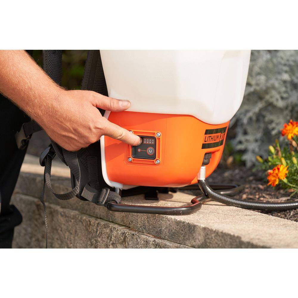 BLACK+DECKER 4 Gal. Black and Decker Battery Powered Backpack Sprayer 190657