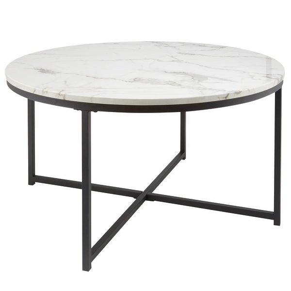 CO-Z Modern 36-inch Round Coffee Table