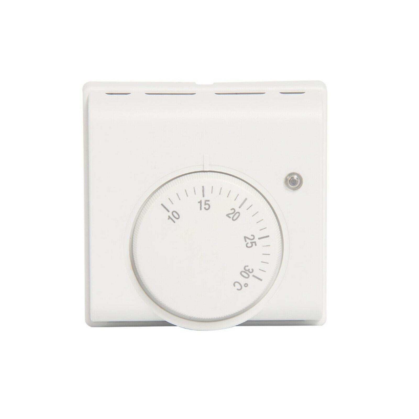 Home White Durable Central Heating Room Temp Replace Thermostat Mechanical Stat