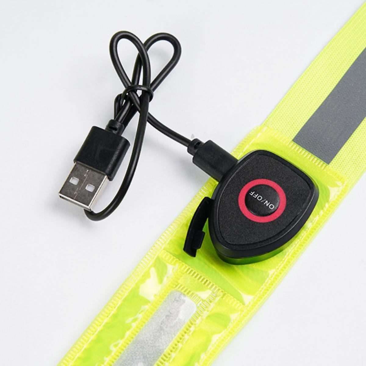 Led Reflective Belt Sash | High Visibility Led Lights With 3 Lighting Modes | Adjustable Quick Release Buckle | Usb Rechargeable