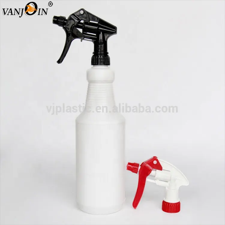 Plastic Spray Bottles Leak Proof Trigger Sprayer pump 500ml 750ml 32 oz HDPE bottle cleaning supply spray bottle