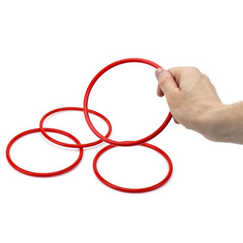 Large Ring Toss Carnival Game Rings, 5" Diameter, 4-pack