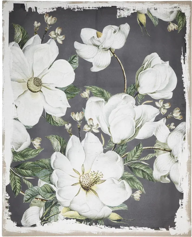 Magnolia Blooms Canvas Wall Art