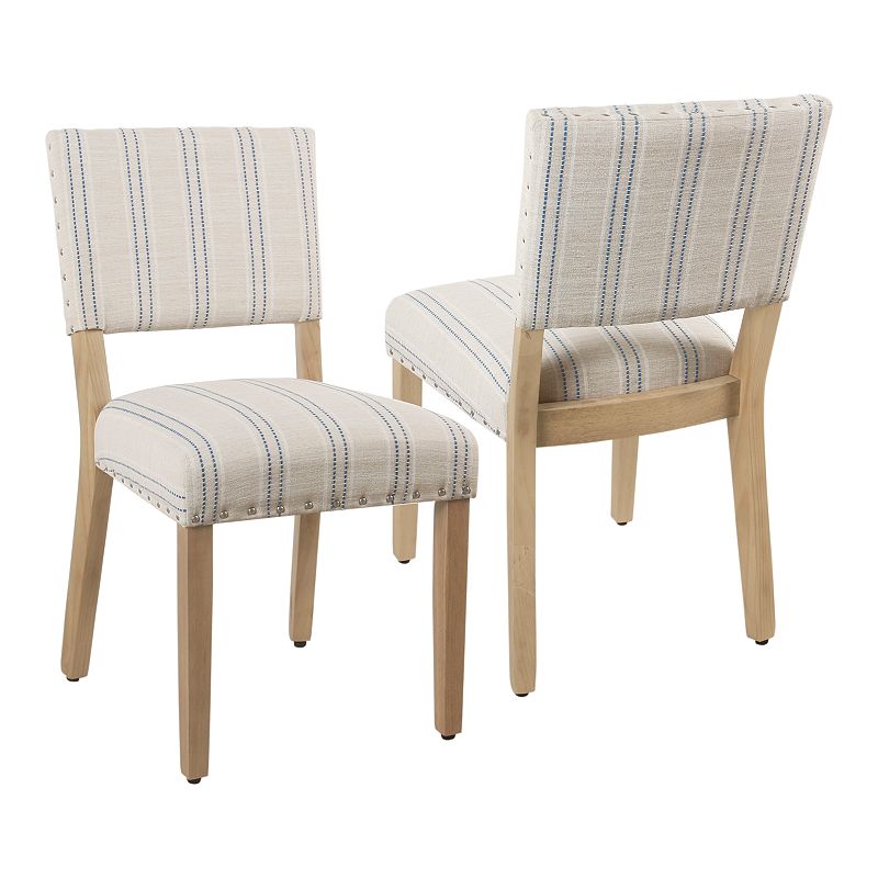 HomePop Nailhead Trim Dining Chair 2-piece Set