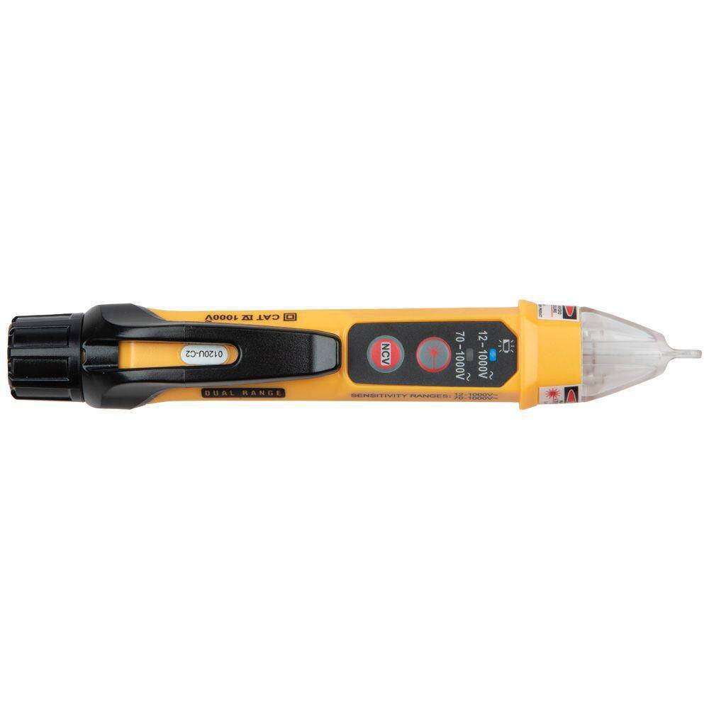 Klein Tools Dual Range Non Contact Voltage Tester with Laser Pointer 12-1000V AC NCVT5A