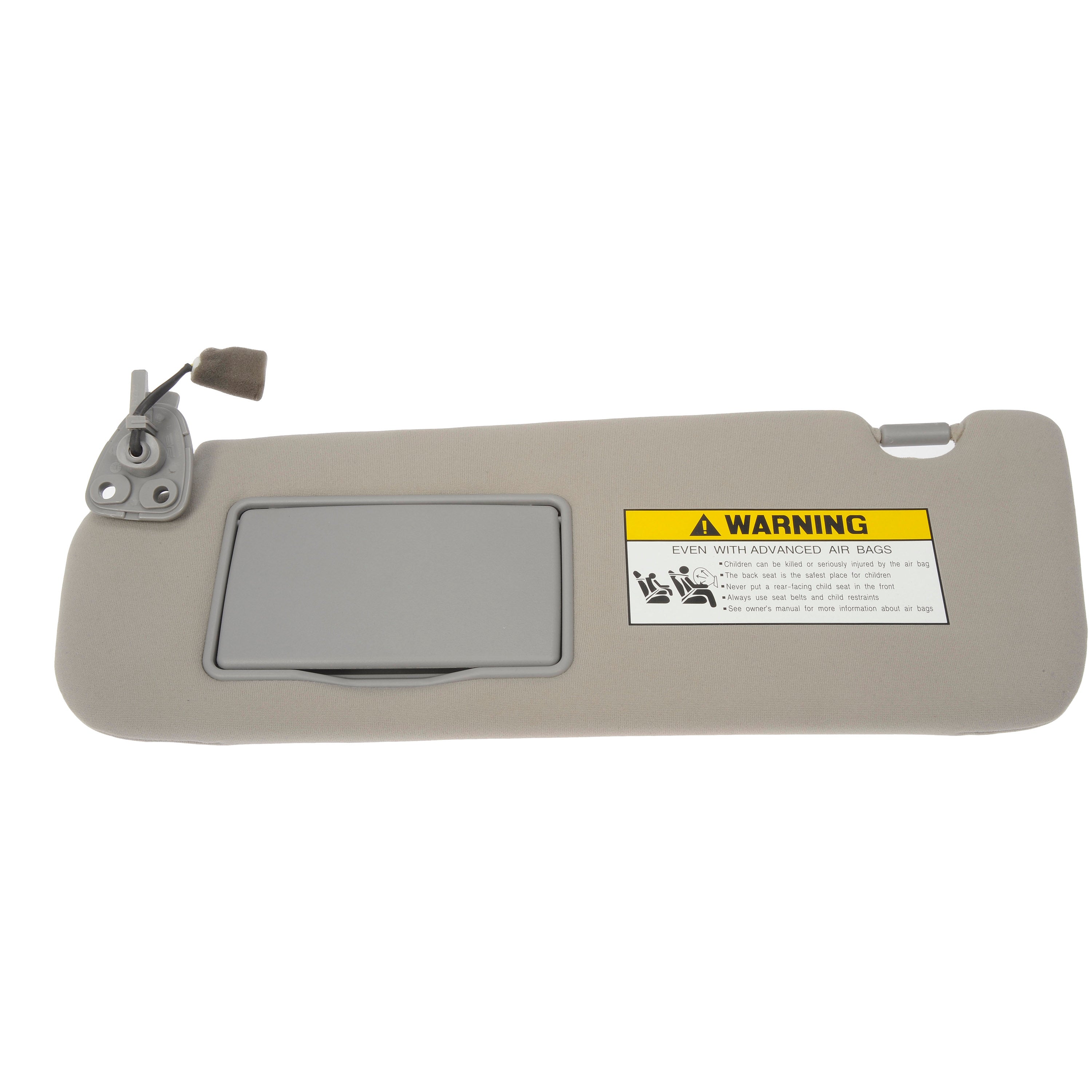 Dorman 74204 Driver Side Sun Visor for Specific Hyundai Models， Gray