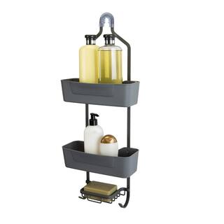 Bath Bliss Aluminum Shower Caddy in Grey 24531-ALU-GREY