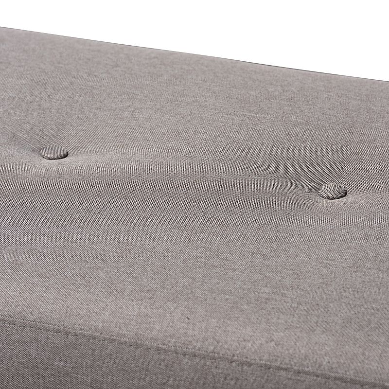 Baxton Studio Caramay Padded Bench