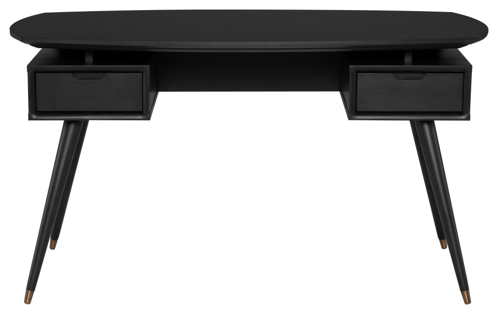 Carel Desk  Black   Midcentury   Coffee Tables   by Nuevo  Houzz