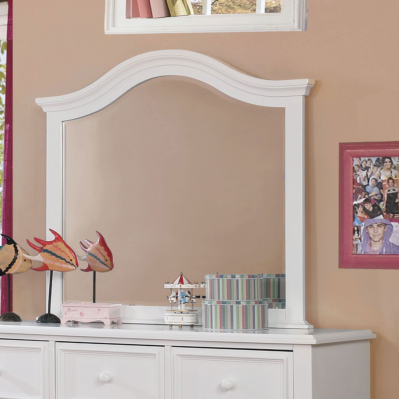 Olivia Mirror  White