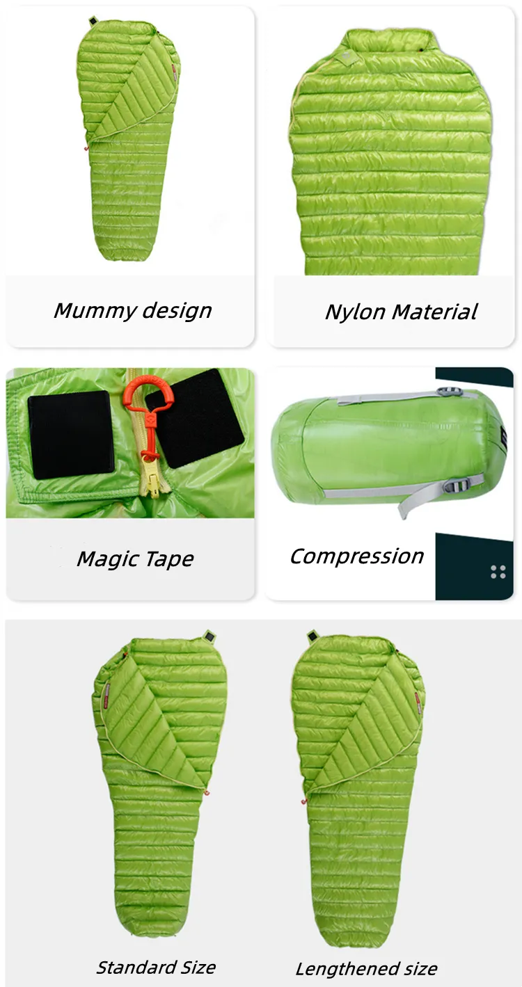 Extreme Cold Weather Outdoor Travel Camping Sleeping Bag Mummy Goose Down Sleeping Bag Winter  20