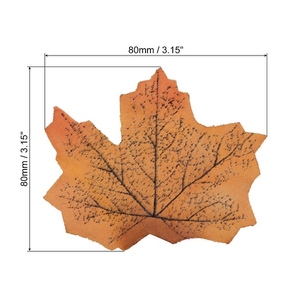 200pcs Artificial Leaves Fall Maple Autumn Fake Leaf Decoration