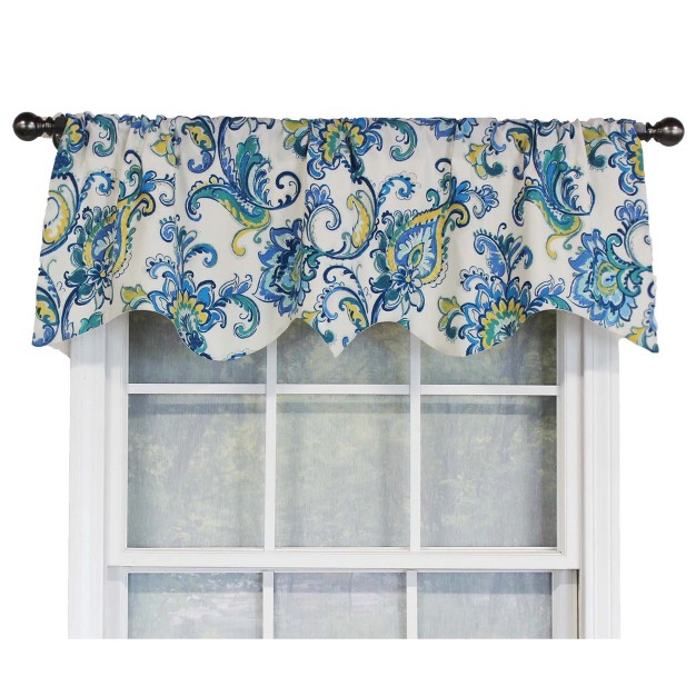 Rod Pocket Valance 50 quot X 17 quot Cornflower By Rlf Home