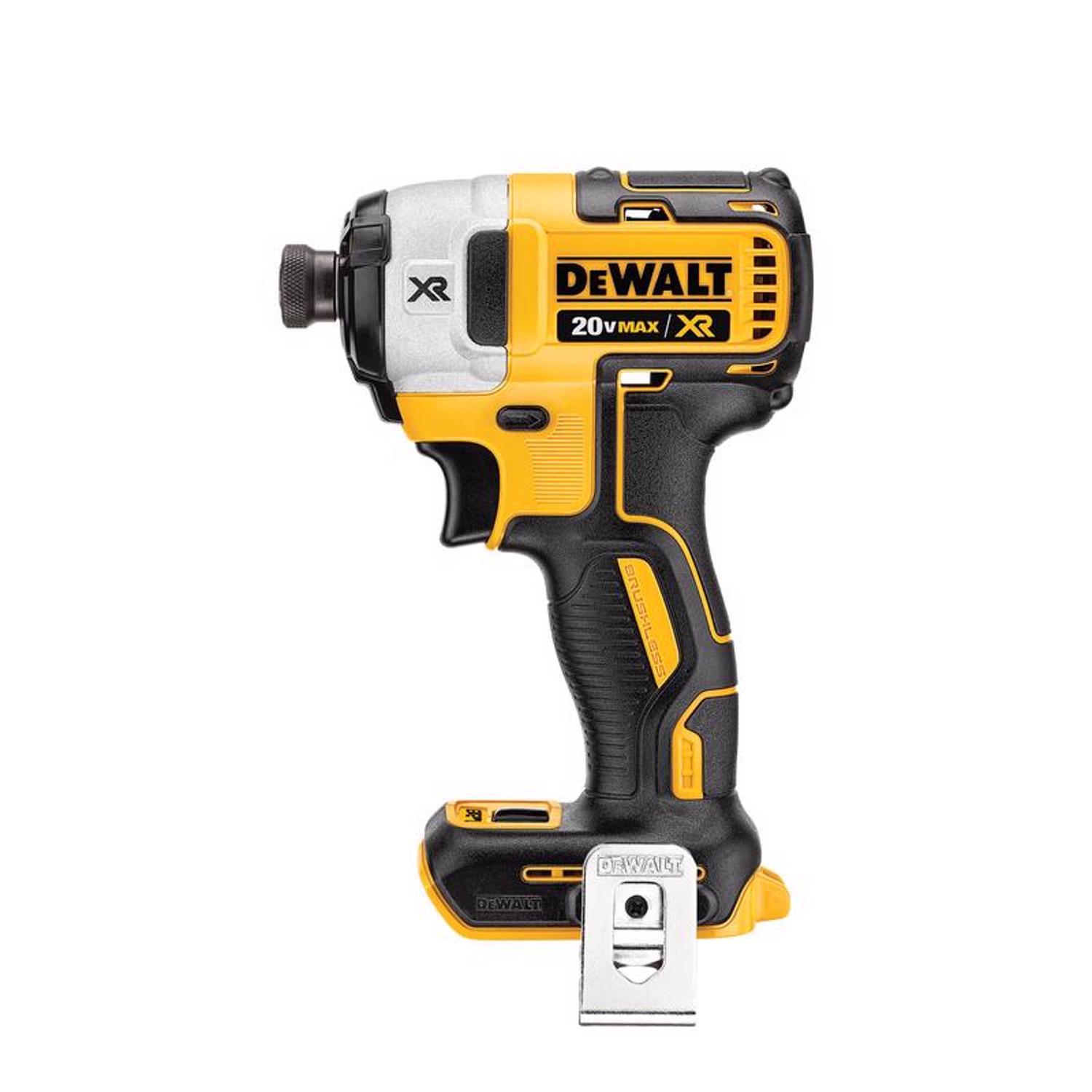 DW 20V MAX XR 1/4 in. Cordless Brushless 3-Speed Impact Driver Tool Only