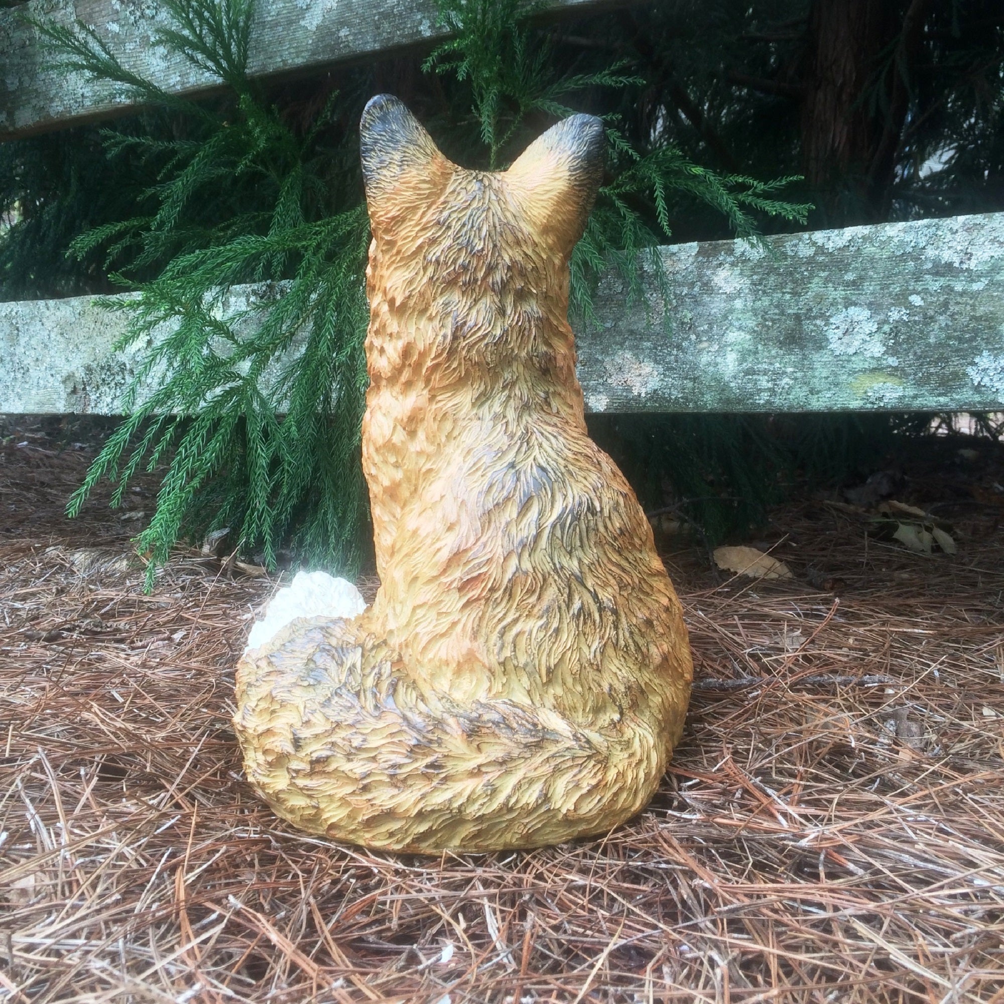 Homestyles 15"H Large Fox Home & Garden Animal Natures Statue