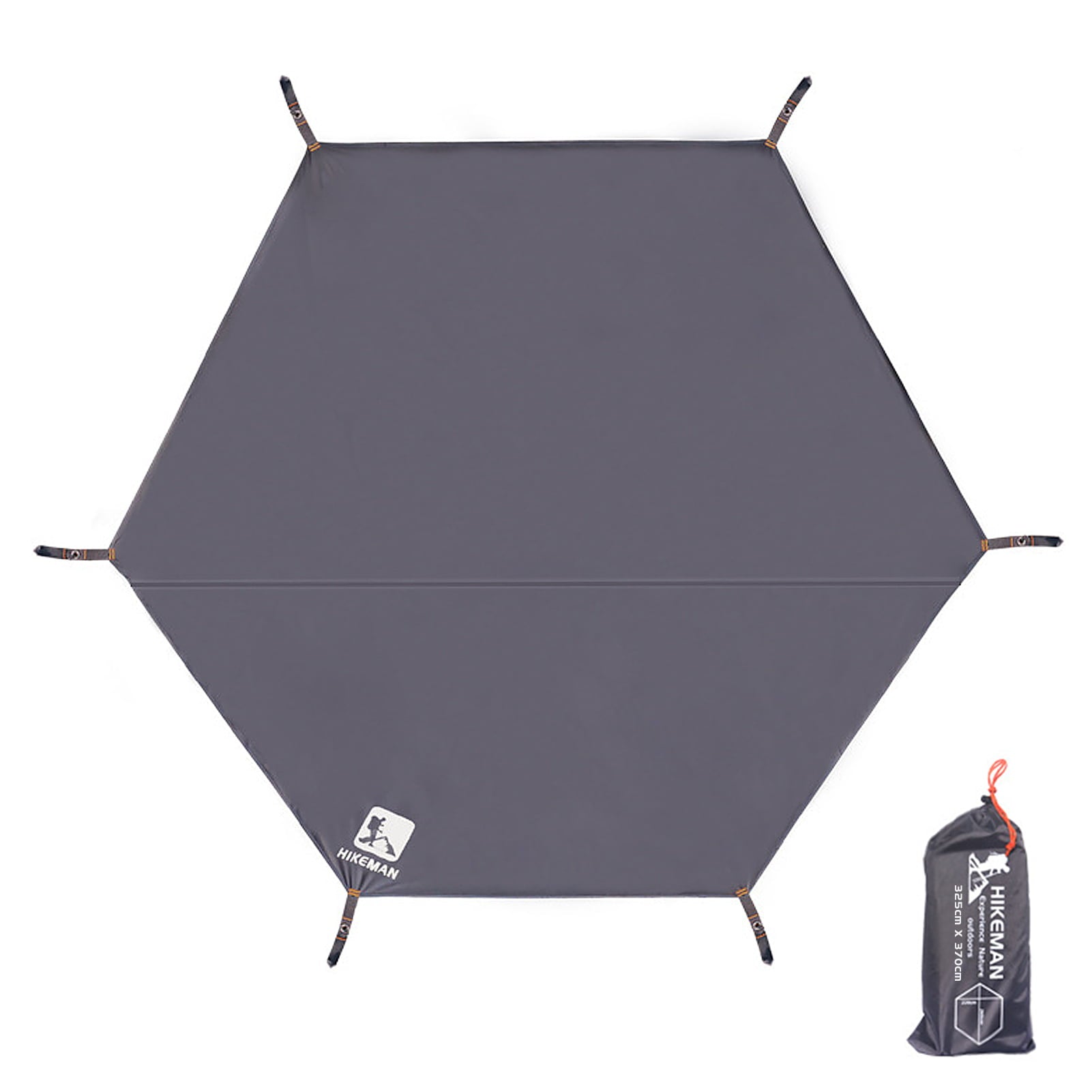 Meterk Waterproof Camping Tarp Thicken Picnic Mat Durable Beach Pad Hexagonal Tent Mat Multifunctional Tent Footprint Sun Canopy Ground Sheet for Hiking Traveling Backpacking