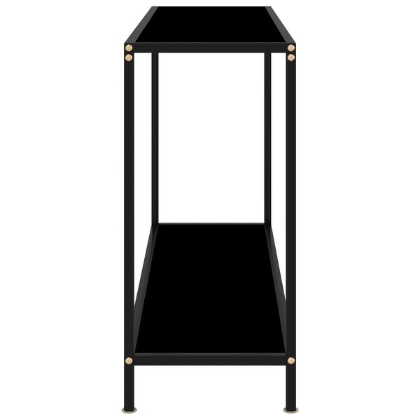 vidaXL Console Table Black 47.2