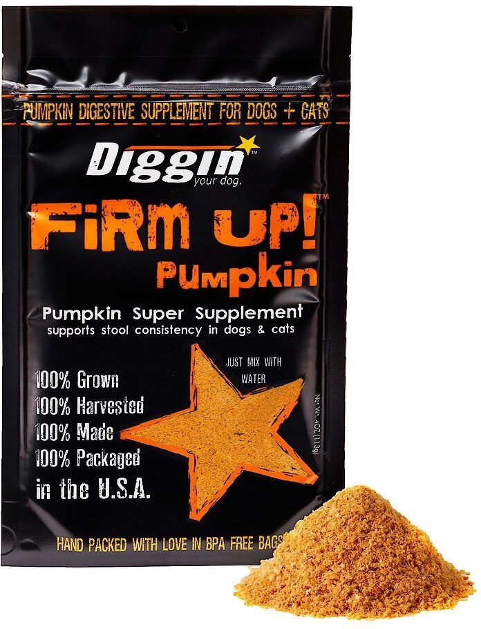 Diggin' Your Dog Firm Up! Pumpkin Super Dog and Cat Supplement