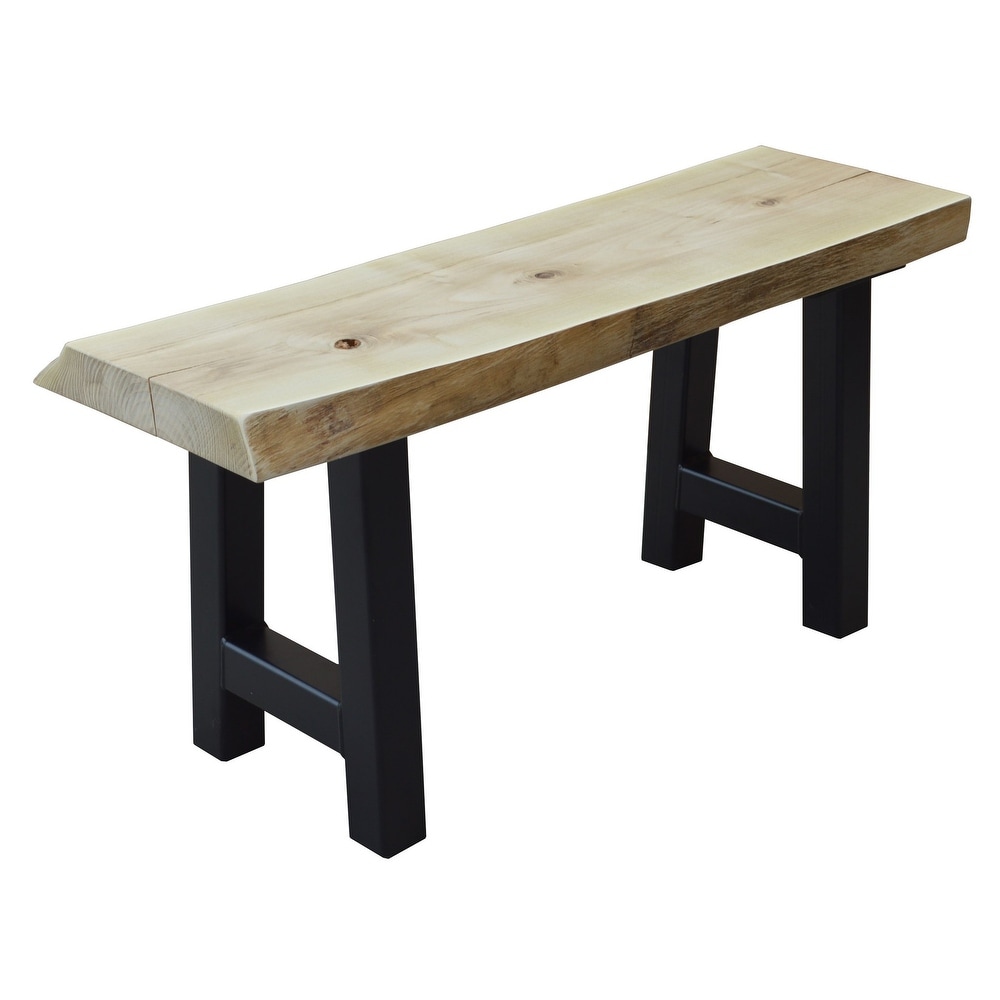 Live Edge Locust Wood Ridgemont Bench