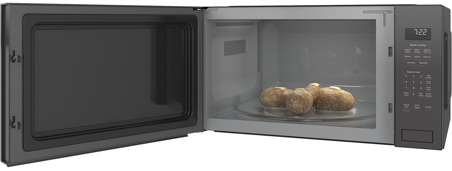 GE Profile ADA 2.2 Cu. Ft. Gray Built-In Sensor Microwave Oven