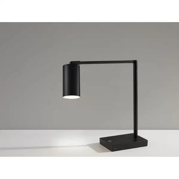 Adesso Black Colby LED Desk Lamp