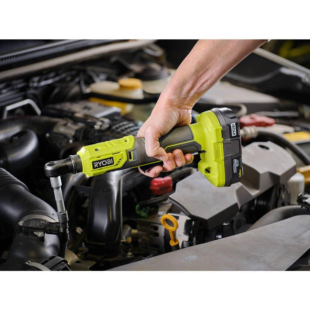 RYOBI ONE+ 18V Cordless 4-Tool Combo Kit with 4.0 Ah Battery 1.5 Ah Battery Charger and Bag PCL1402K2N