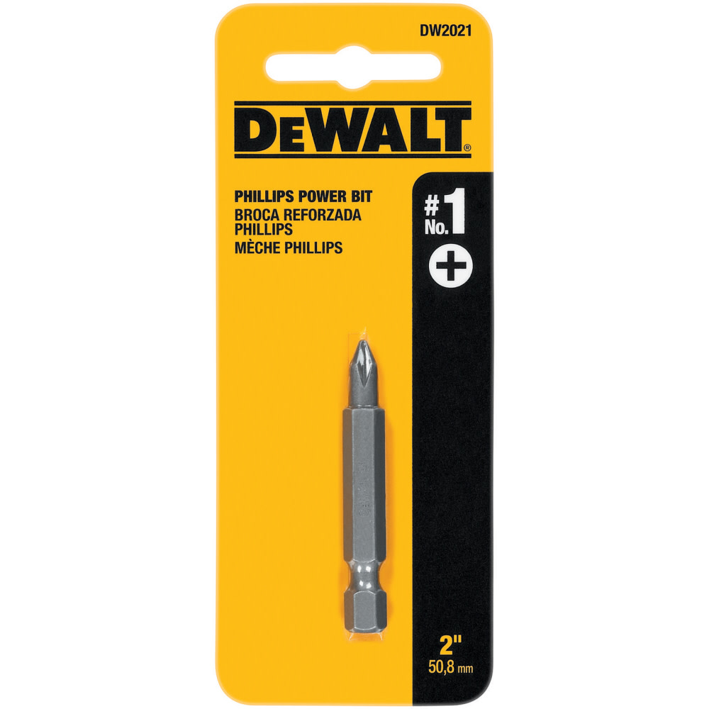 DW 2 In. x #1 Phil Power Screwdriver Bits DW2021 from DW