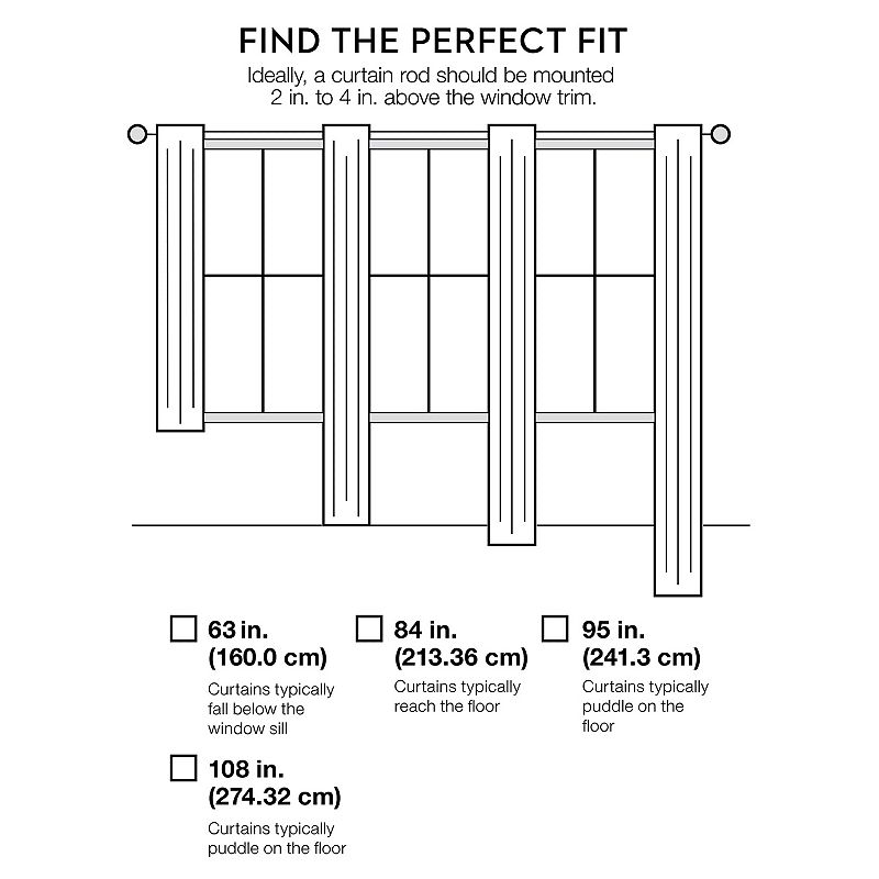 Sun Zero 1-Panel Jorah Thermal Insulated Curtain