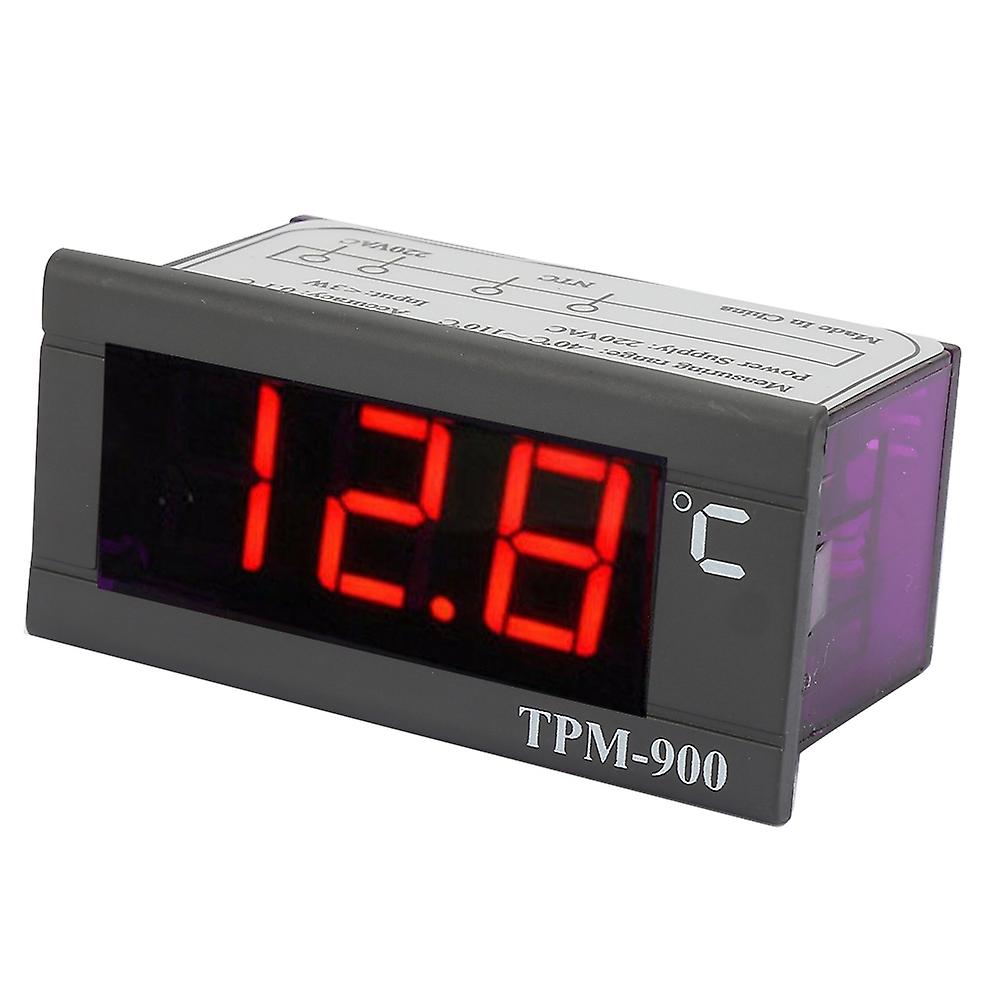 Tpm-900 220v Digital Temperature Controller Led Panel Meter With Sensor Thermostat Controller