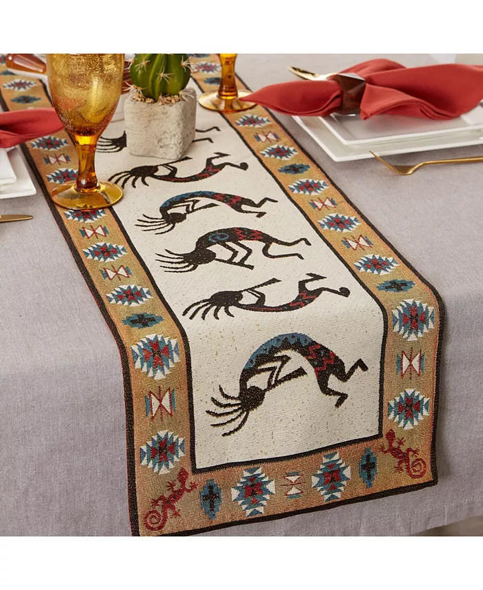 Design Imports Kokopelli Tapestry Table Runner 13 x 72