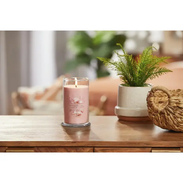 Yankee Candle Pink Sands Signature Medium Pillar Candle