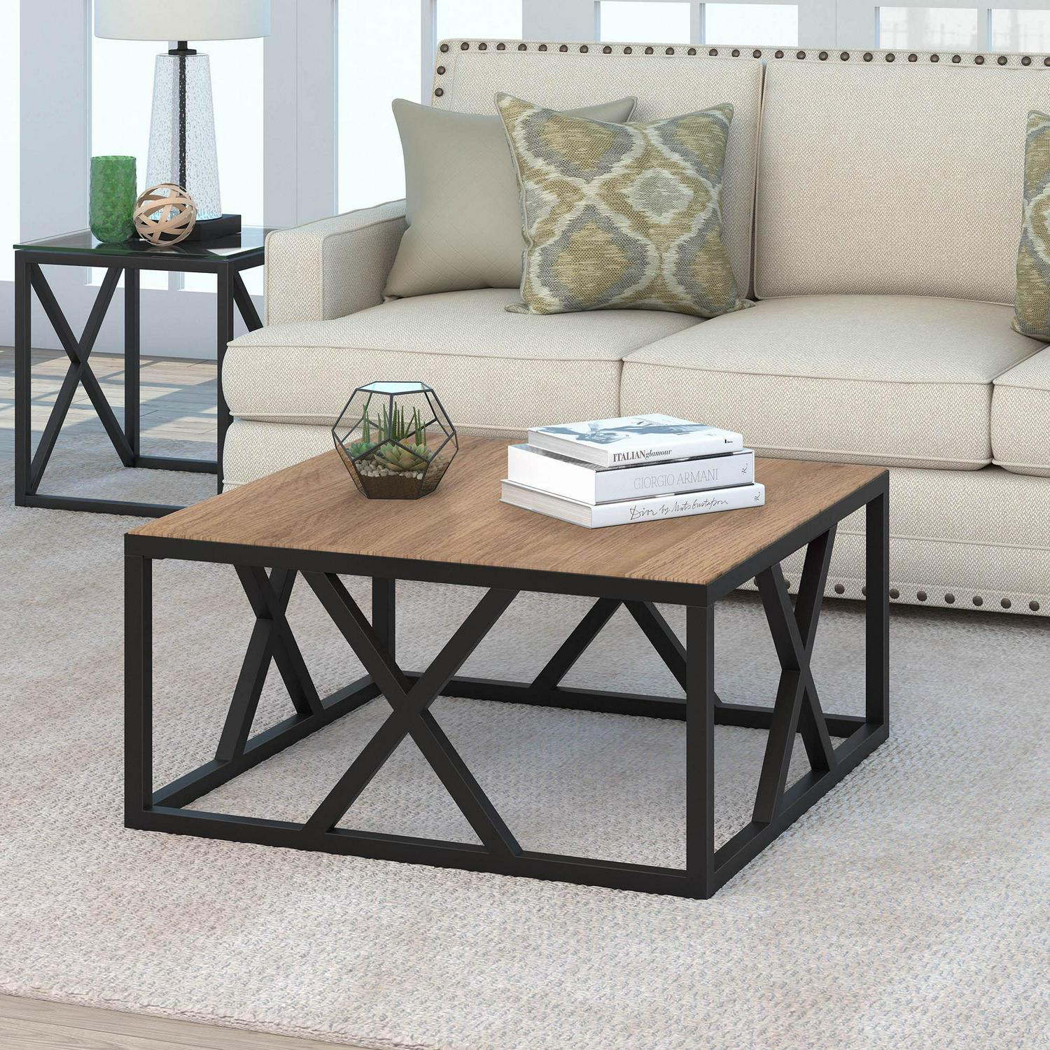 EvelynampZoe Modern Square Coffee Table  Crowdfused