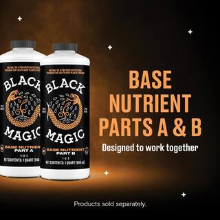 Black Magic Base Nutrient Part B - Liquid Nutrient One Half of a Two-Part Program For Hydroponics 1-2-5 32 oz. 1010110069