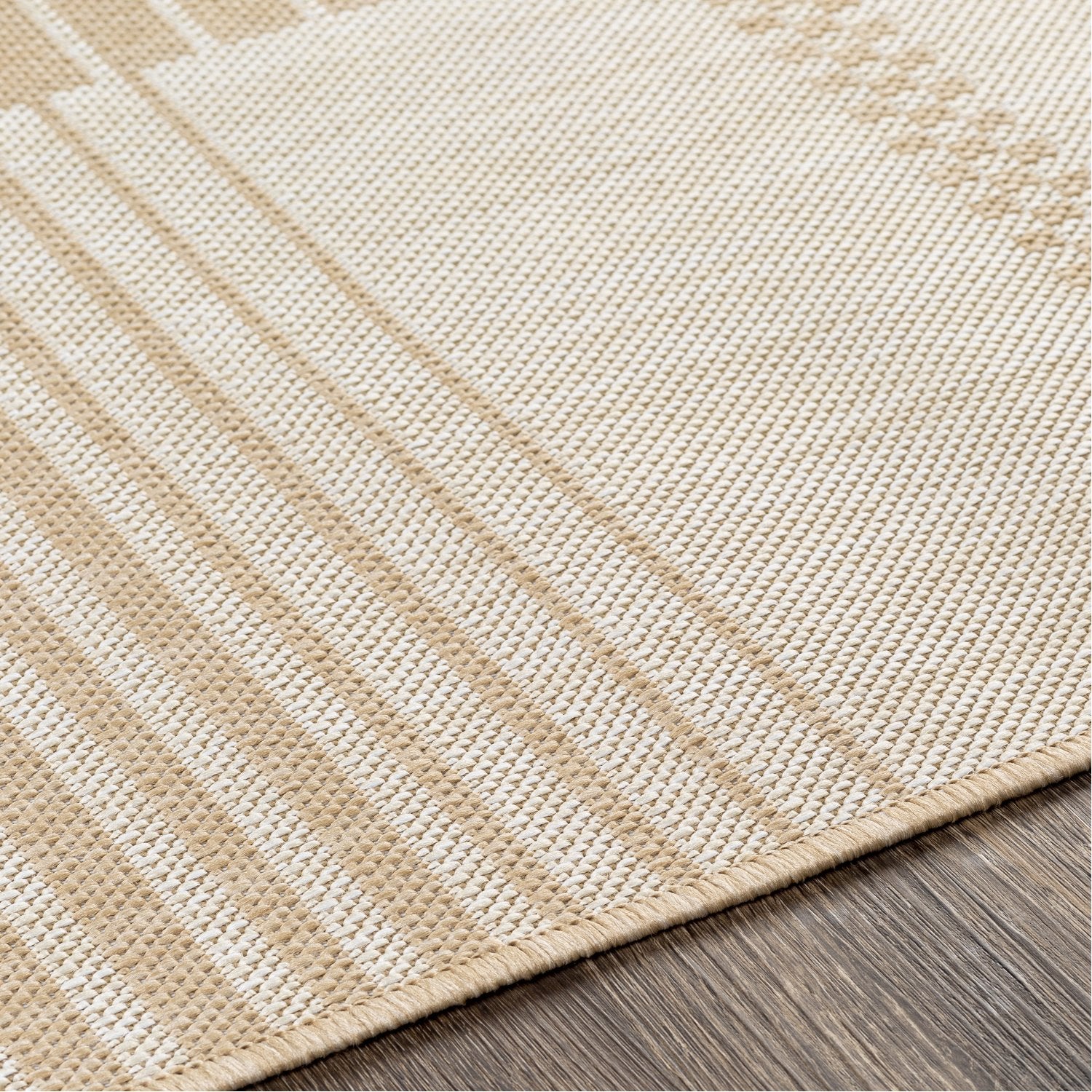 Malibu Indoor/Outdoor Rug in Wheat, Khaki