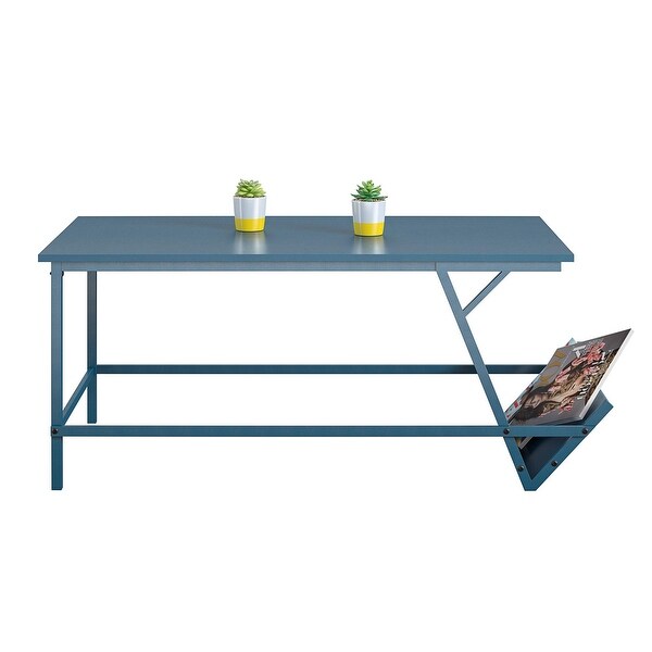 The Novogratz Regal Blue Coffee Table