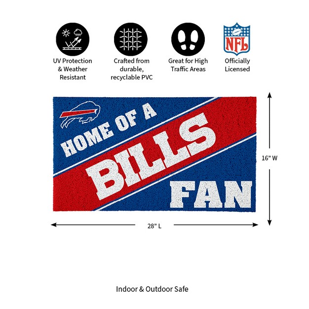 Evergreen Buffalo Bills Pvc Mat Color