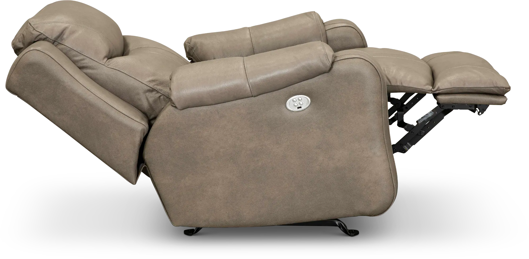 Marvel Tan Leather-Match Power Rocker