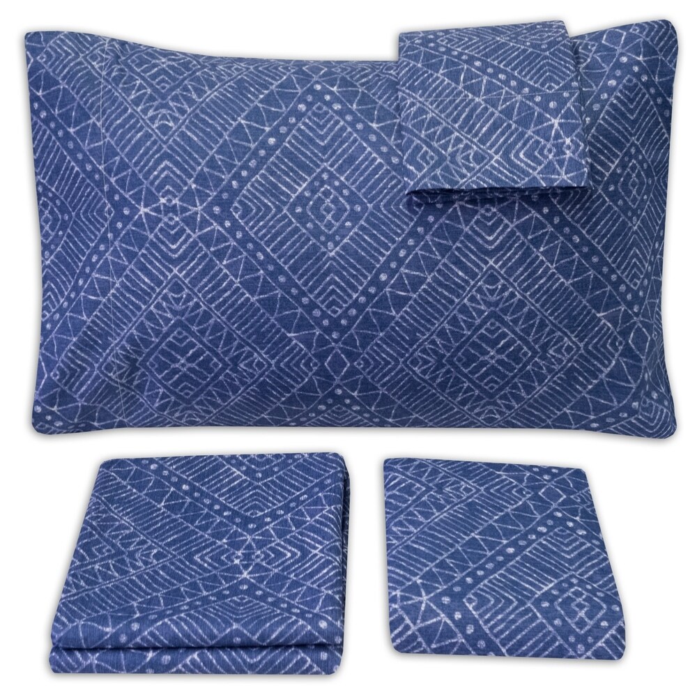 Parkview 4 Piece Patterned Deep Pocket Sheet Set