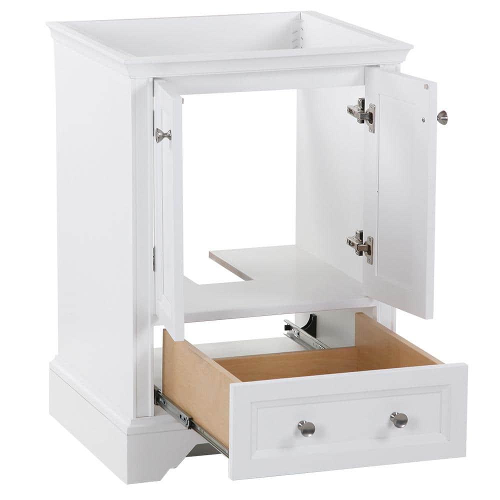 Home Decorators Collection Stratfield 2417 in W x 2157 in D x 3425 in H Bath Vanity Cabinet Only in White