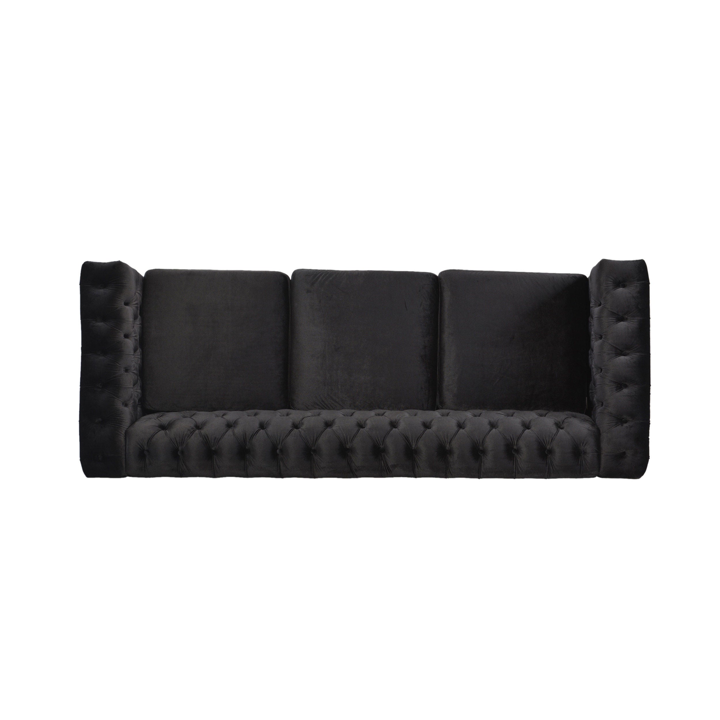 Zyiere Tufted Chesterfield 3 Seater Sofa